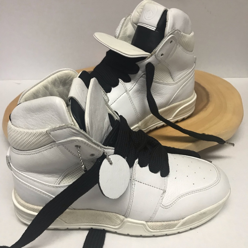 Rag & Bone Color Block Leather Hi Top Sneakers - image 1